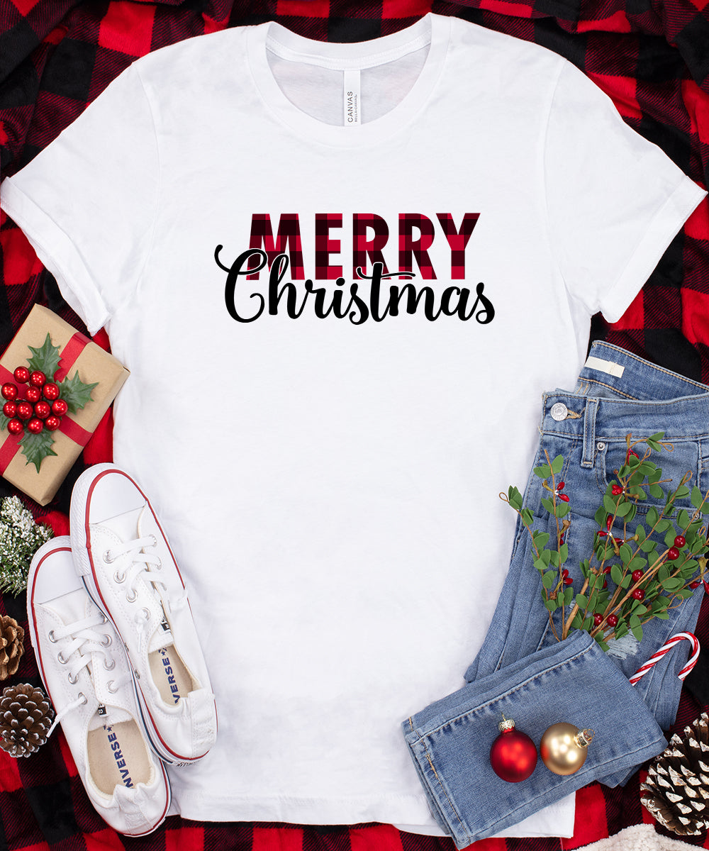 Plaid Merry Christmas